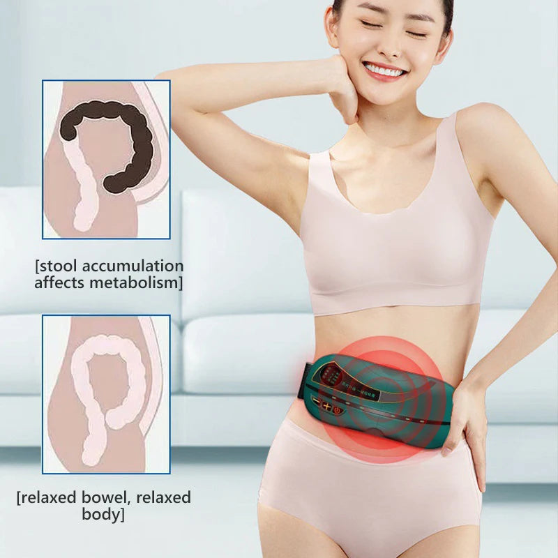 Electric Abdominal Massage Belt – Battery Powered Slimmer