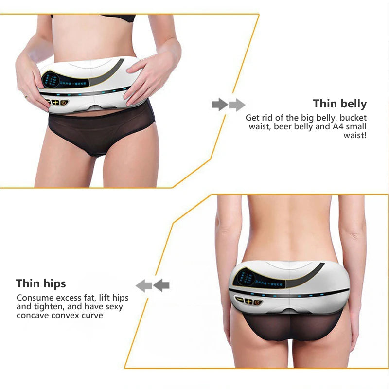Electric Abdominal Massage Belt – Battery Powered Slimmer