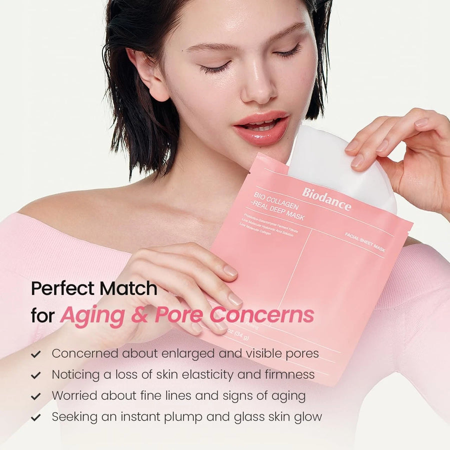 BIODANCE Bio-Collagen Real Deep Mask | 4 Pack